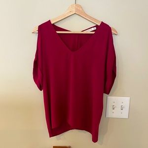 Lush brand, berry colored top, size XS